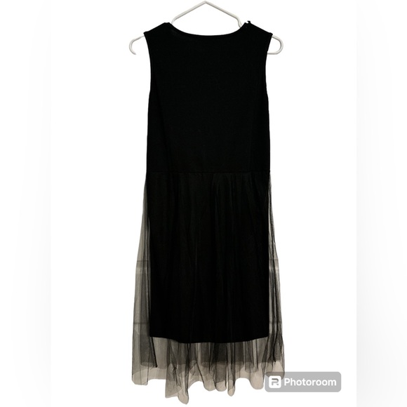 Black Dress with Tulle around waist. - Picture 2 of 3